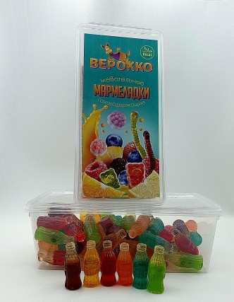  Жевательный мармелад Бутылочки МИКС, 250г      в Мценске