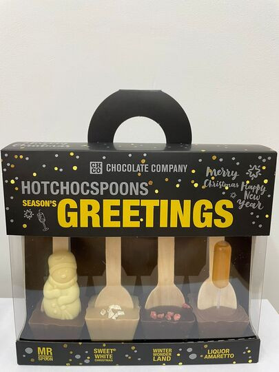№1 Набор шоколадных ложек «SEASON`S GREETINGS» (4 ложки по 50 гр), 200гр в Мценске