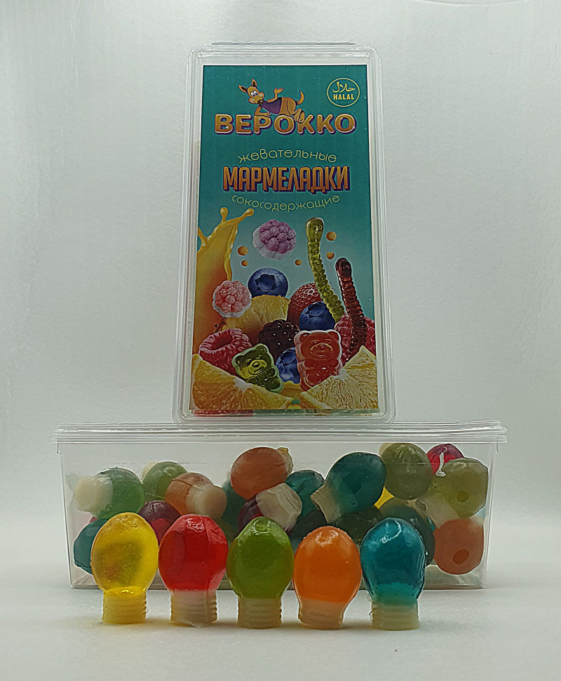  Жевательный мармелад Лампочки, 250г      в Мценске