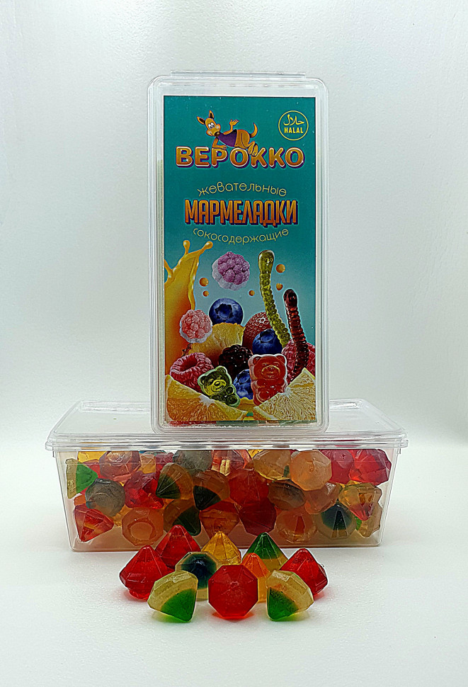  Жевательный мармелад Самоцветы, 250г      в Мценске